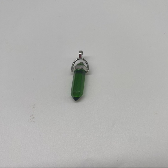 Fashion Natural Stone Crystal Pillar Pendants Jewelry Making DIY Necklace 1pc - Picture 10 of 11